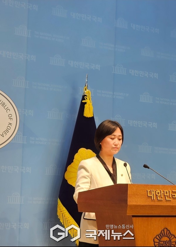 ▲더불어민주당 박지혜대변인 사진=고정화기자